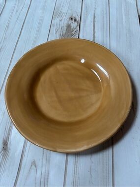 Pottery Barn Sausalito Amber dinner plate